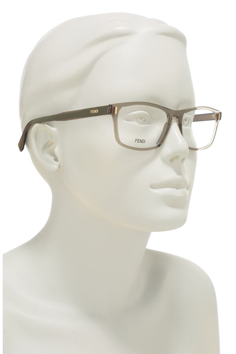 55mm Rectangle Optical Frames, Alternate, color, GREY 2