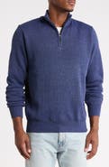 JASPER CLAY Quarter Zip Sweater