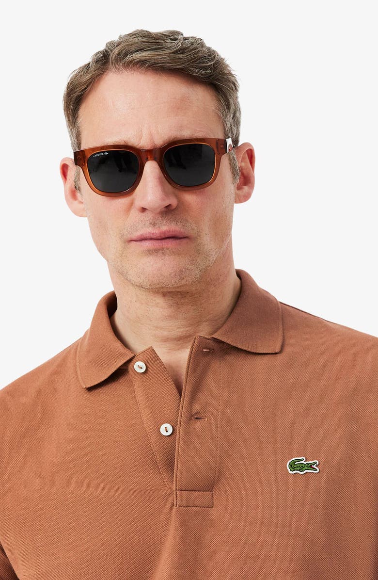 Lacoste Regular Fit Piqué Polo, Alternate, color, Pecan