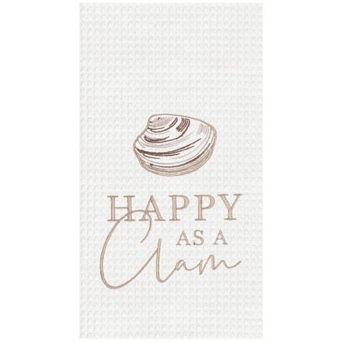 Happy As A Clam Towel