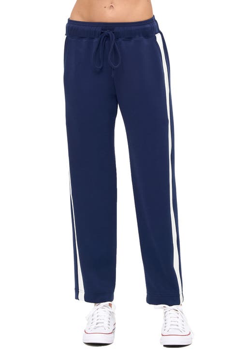 Modal Scuba Knit Stripe Joggers