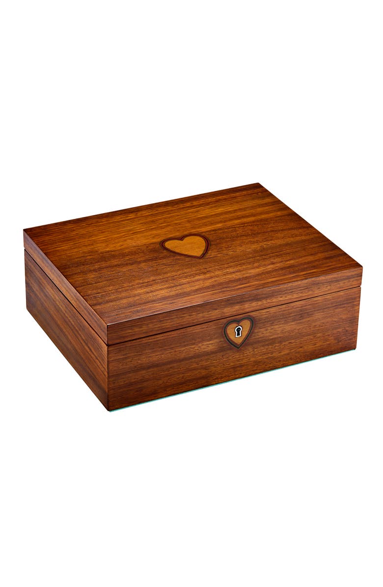 WOLF Ballet Musical Jewelry Box, Alternate, color, Walnut Wood