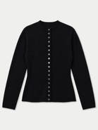Gobi Cashmere Cashmere High-neck Buttoned Cardigan