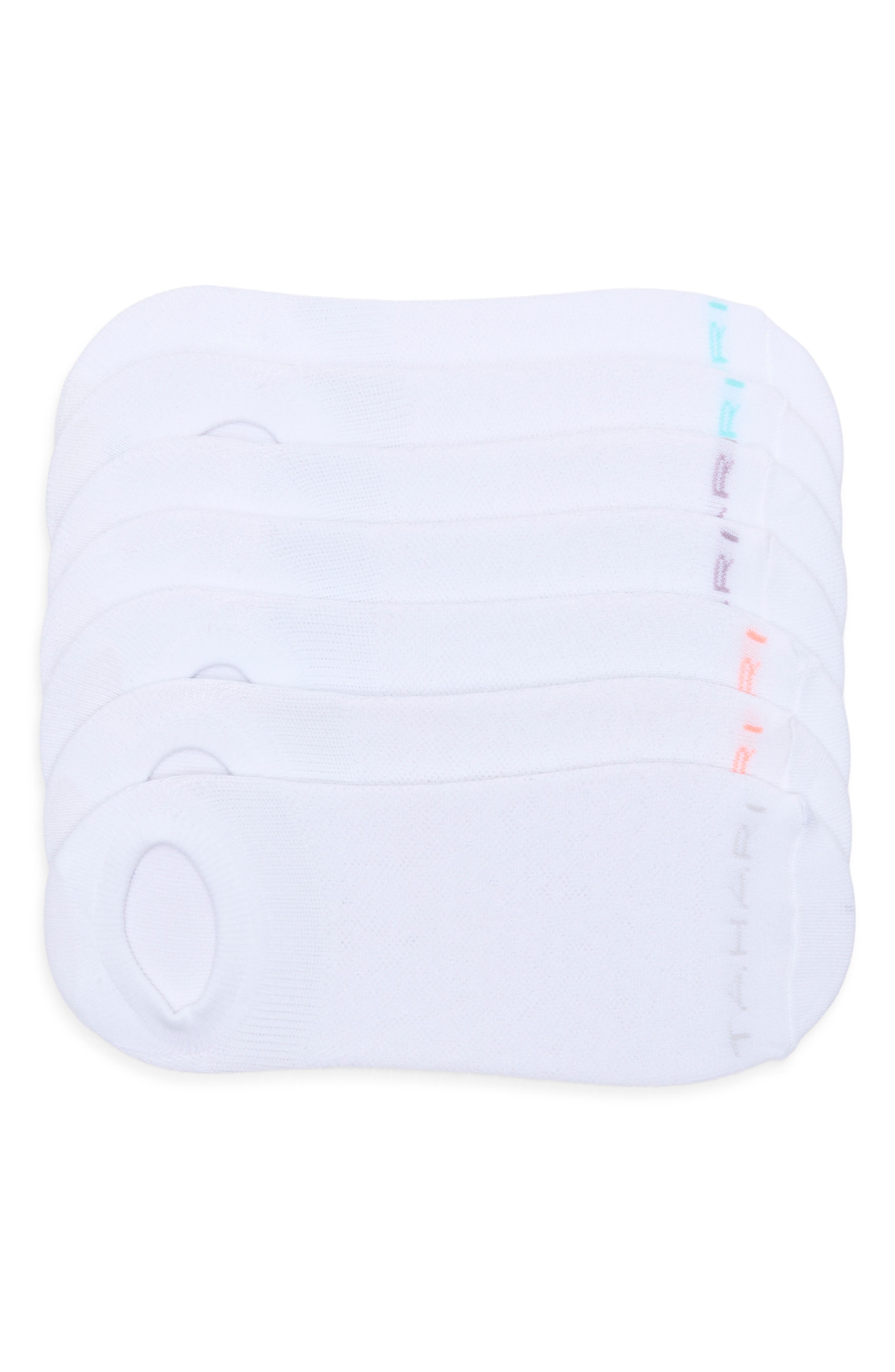 Tahari 7-Pack Mesh Arch Support No-Show Socks