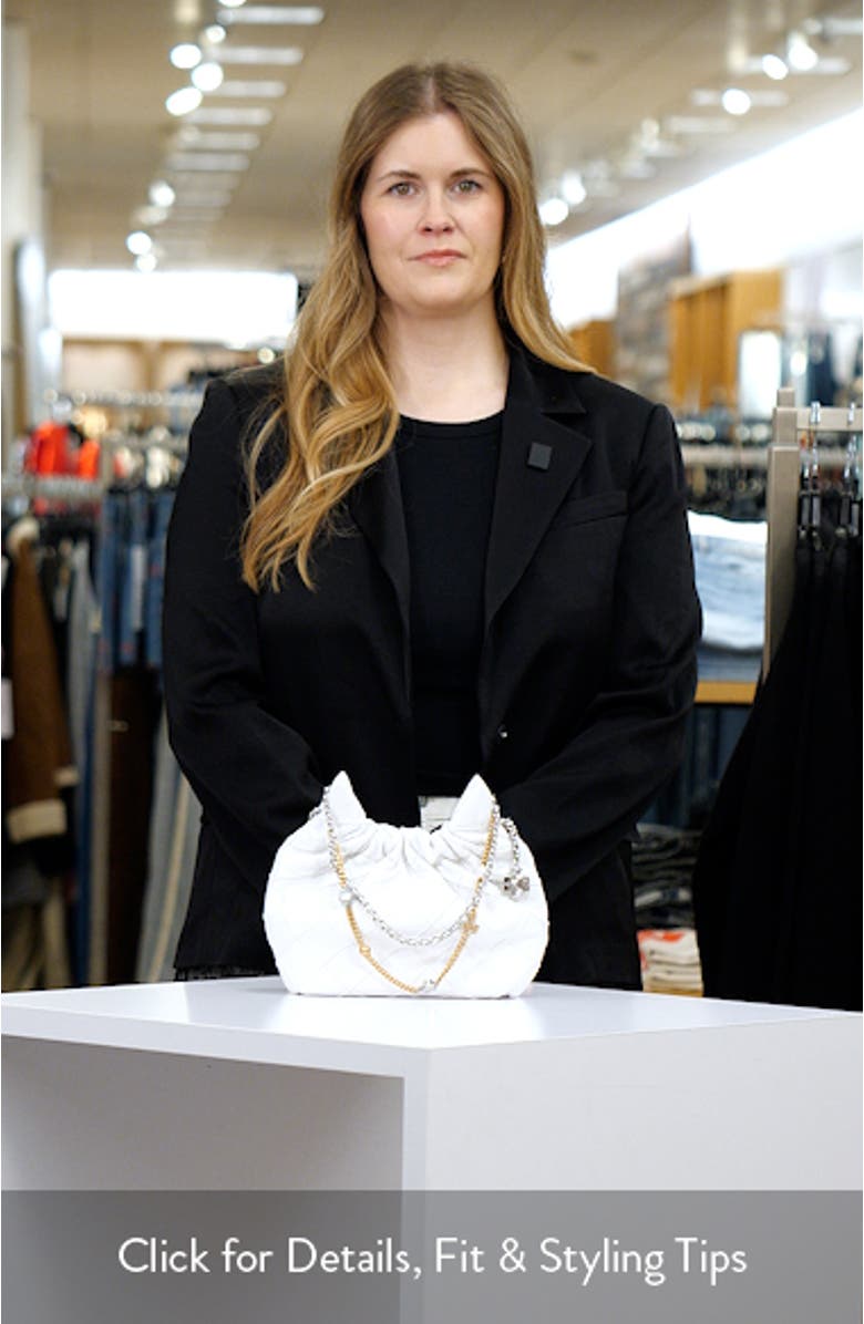 Mini Fleming Distressed Leather Hobo Bag, sales video thumbnail