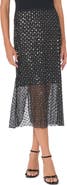 CeCe Mesh Midi Skirt