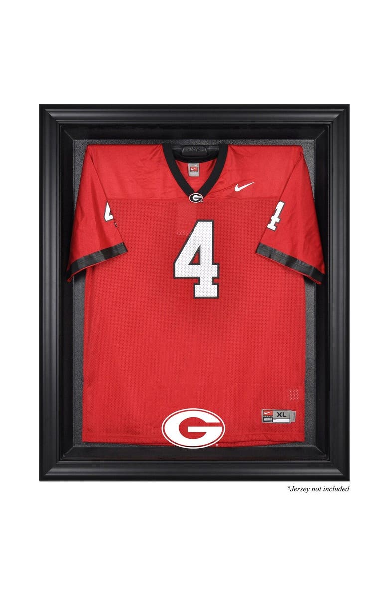 FANATICS AUTHENTIC Georgia Bulldogs Black Framed Logo Jersey Display Case, Main, color, 