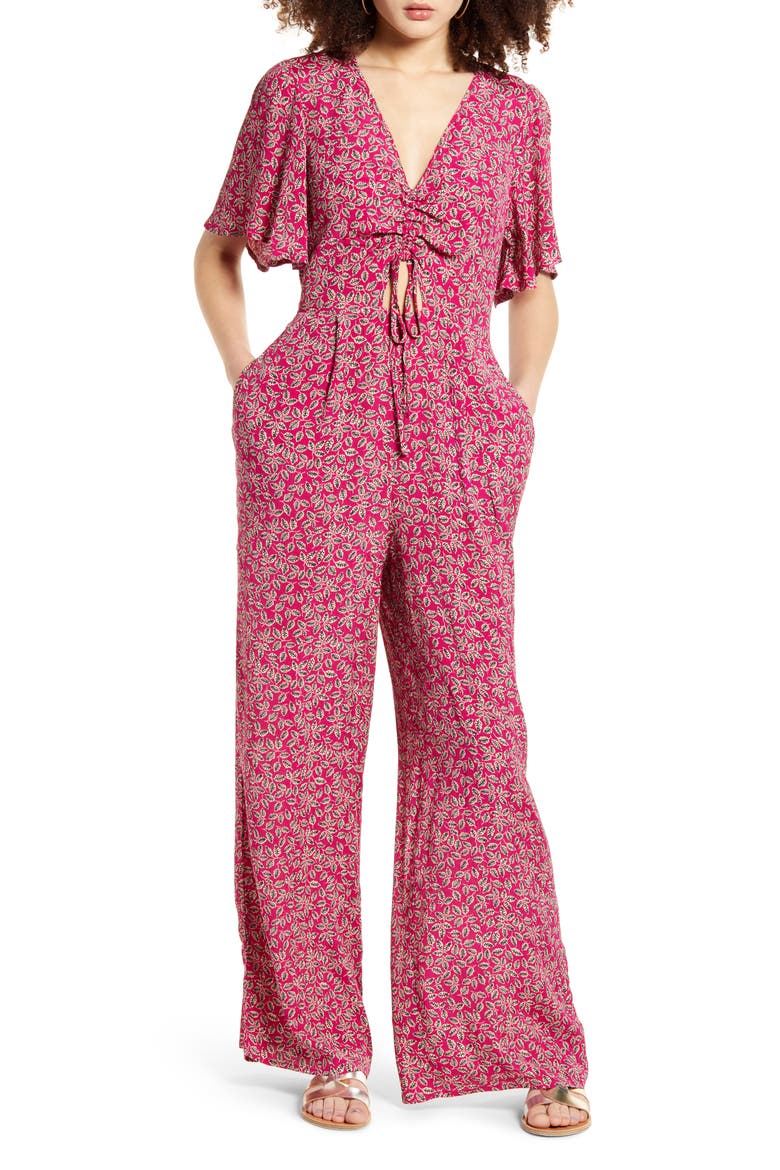 Ibiza Jumpsuit, Main, color, MAHOGANY CREAM