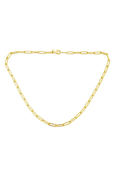 Paper Clip Chain Necklace