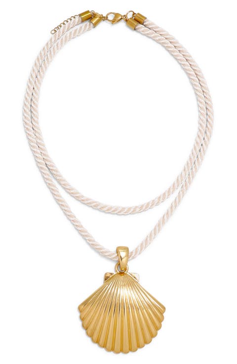 Tahiti Shell Pendant Necklace