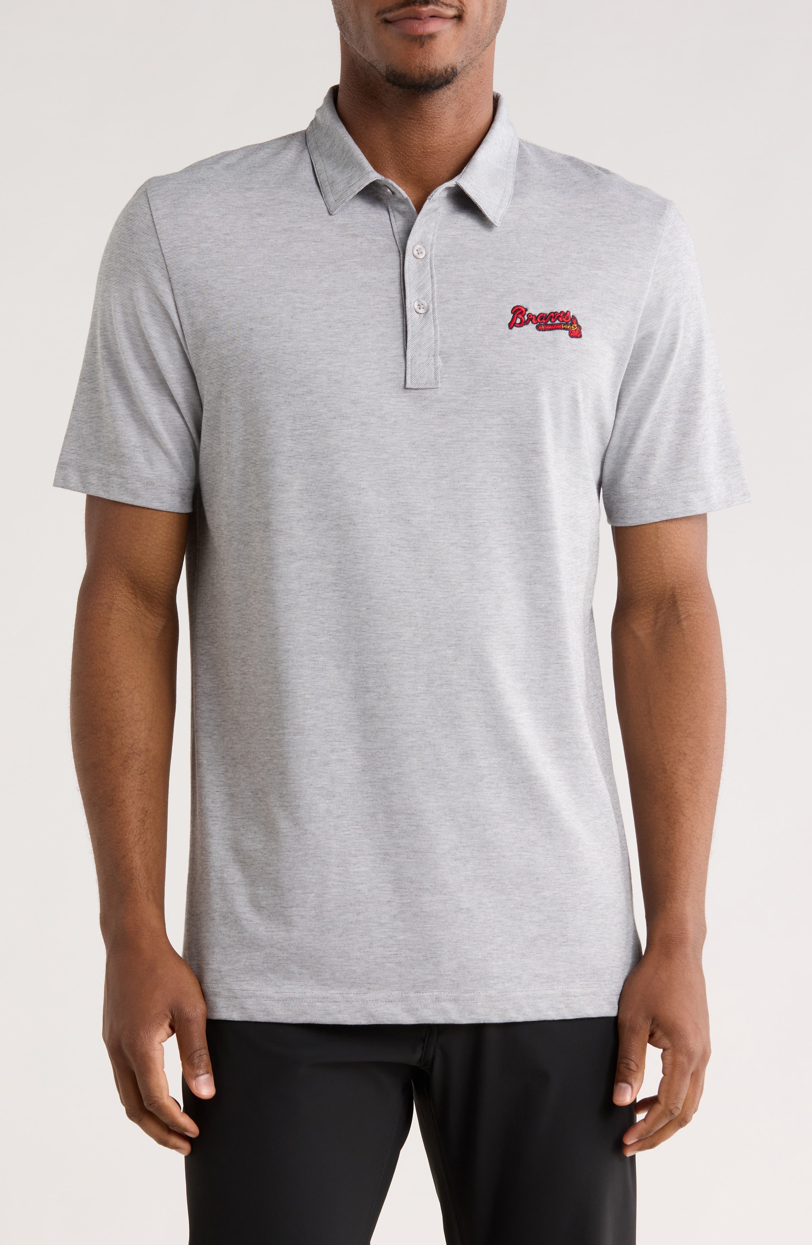 TravisMathew The Zinna Atlanta Braves Polo