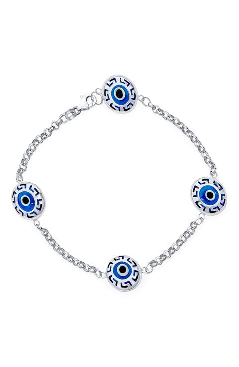 Turkish Evil Eye Station Bracelet