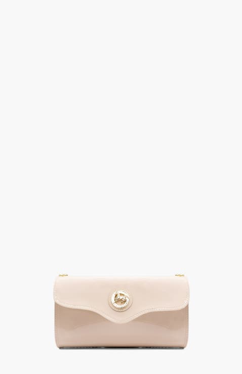 All In 496 Patent Leather Clutch Shoulder Bag