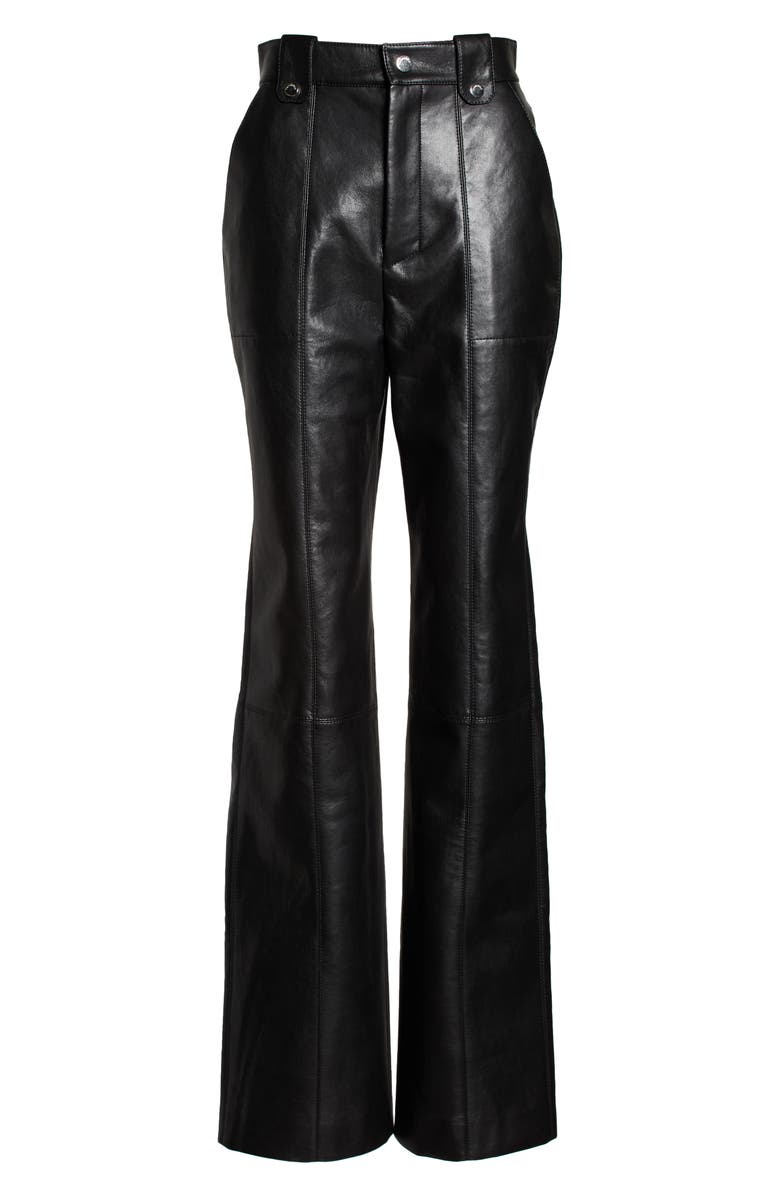 Nanushka Zelda Regenerated Leather Pants, Alternate, color, 
