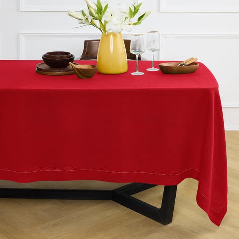 Linen Tablecloth - Sonoma Hemstitch