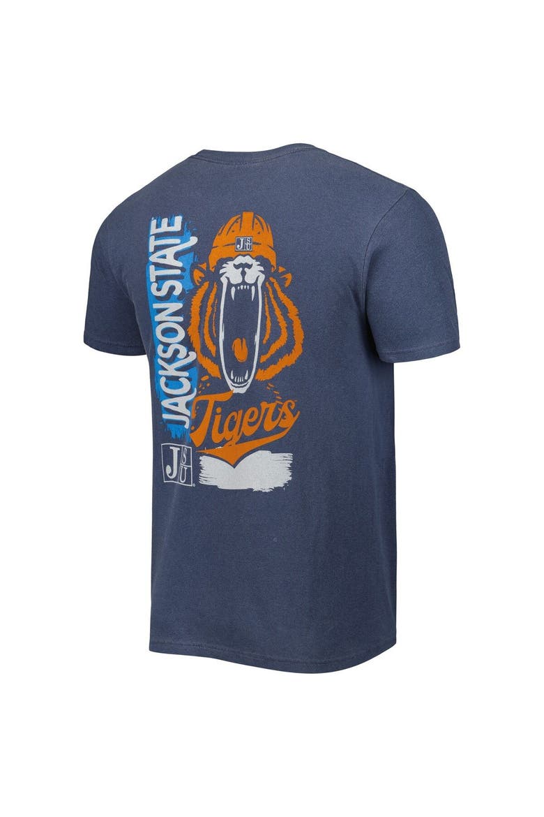 Men's Navy Jackson State Tigers Retro Comfort Color T-Shirt, Alternate, color, Royal