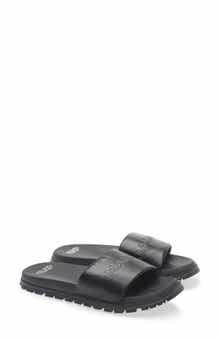 The Leather Slide Sandal
