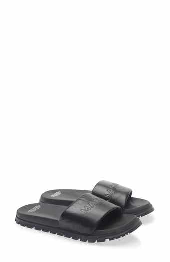 The Leather Slide Sandal