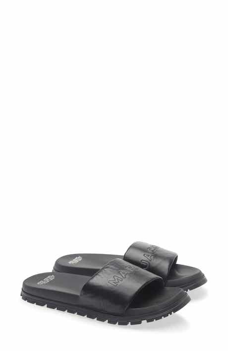 The Leather Slide Sandal