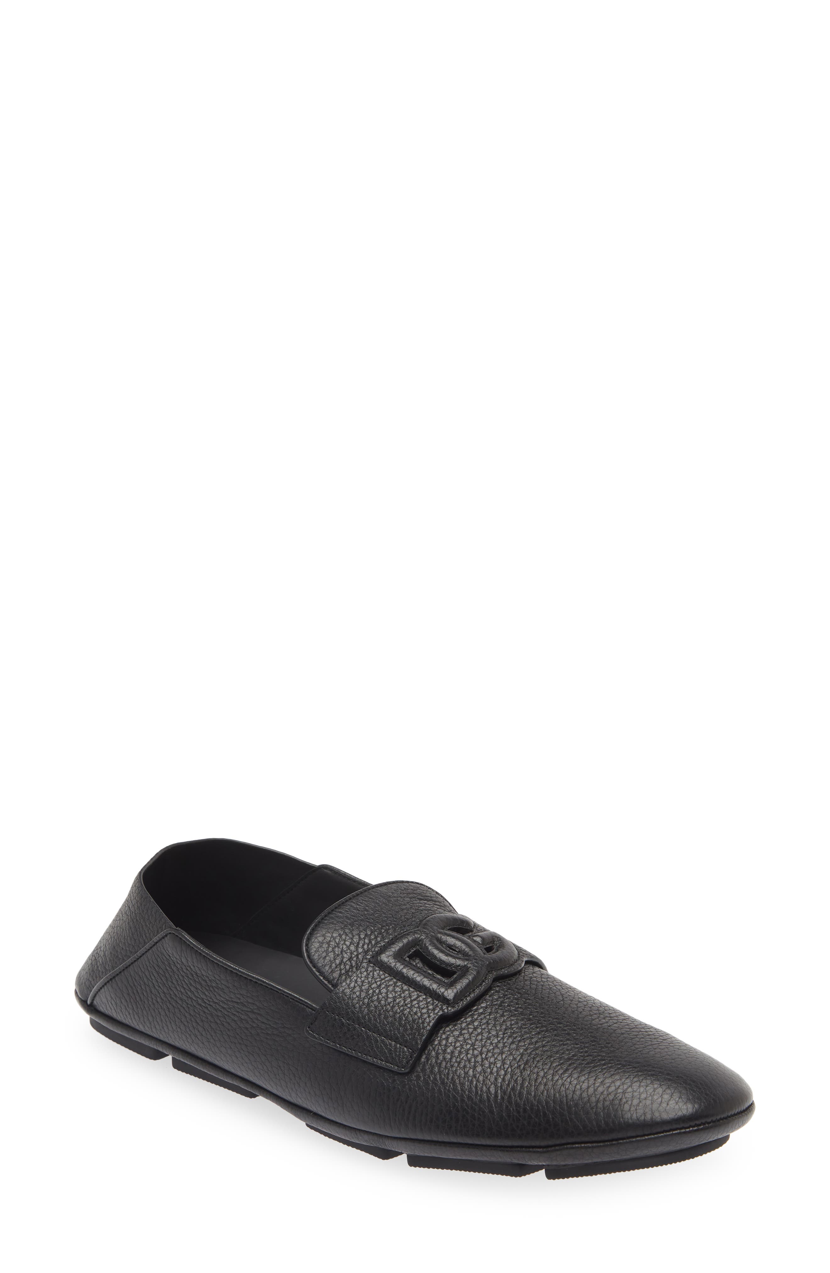 Dolce&Gabbana DG Driving Shoe, Main, color, Nero