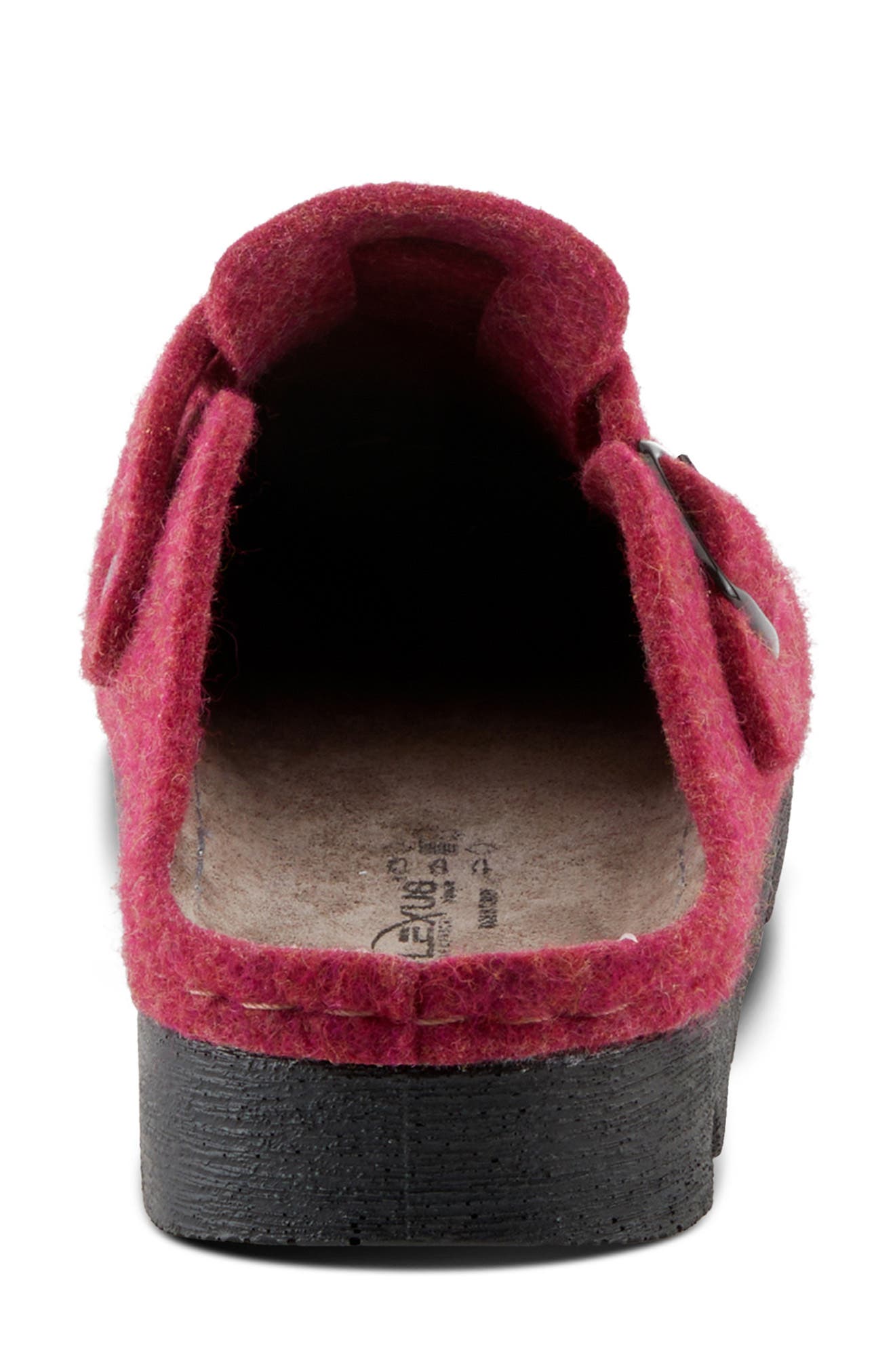 Clogger Mule, Alternate, color, BORDEAUX