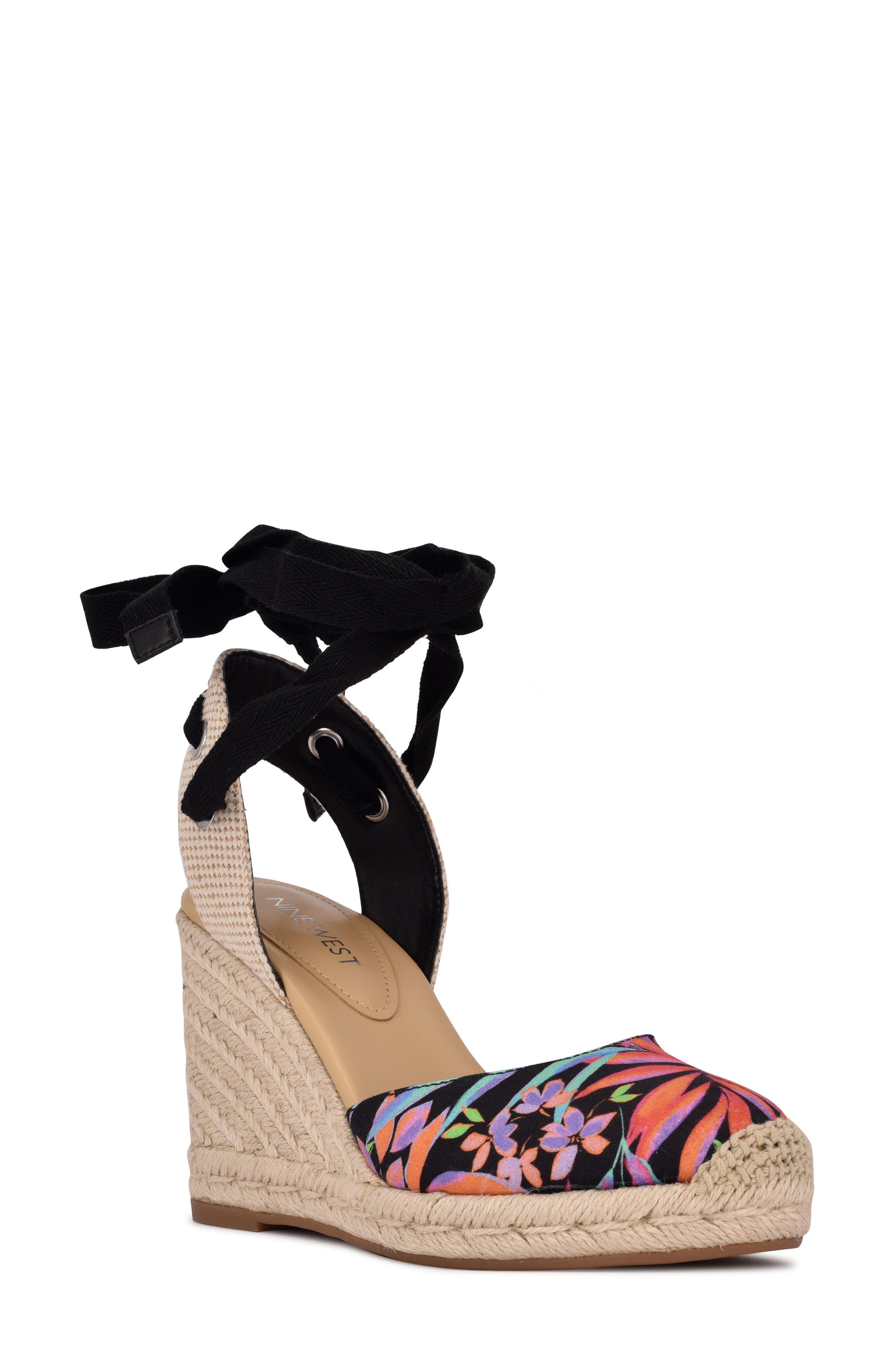 Nine West Frienda Espadrille Wedge Sandal, Main, color, 