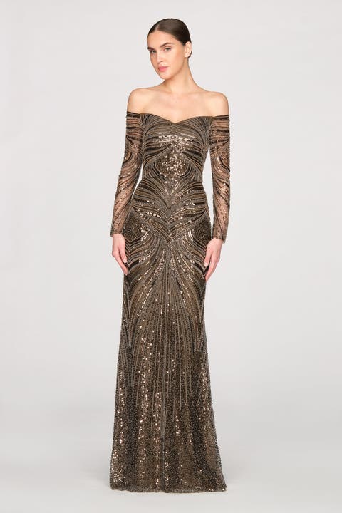 Olivia Beaded Gown