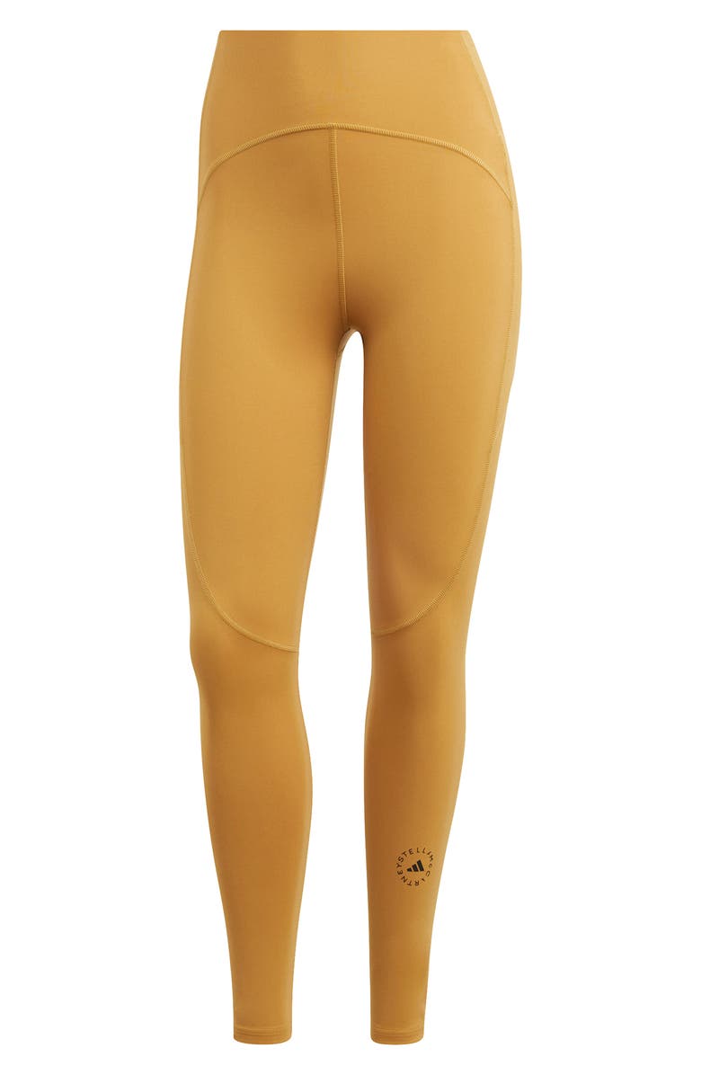 adidas by Stella McCartney Truestrength Yoga 7/8 Leggings, Alternate, color, Desert Dune