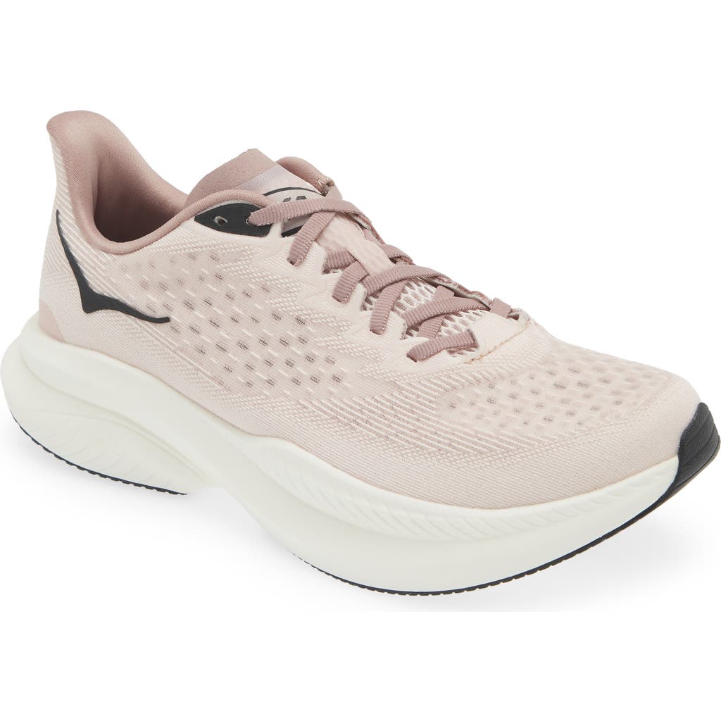 Hoka Mach 6 Running Shoe In Cosmic Pearl/quartzite