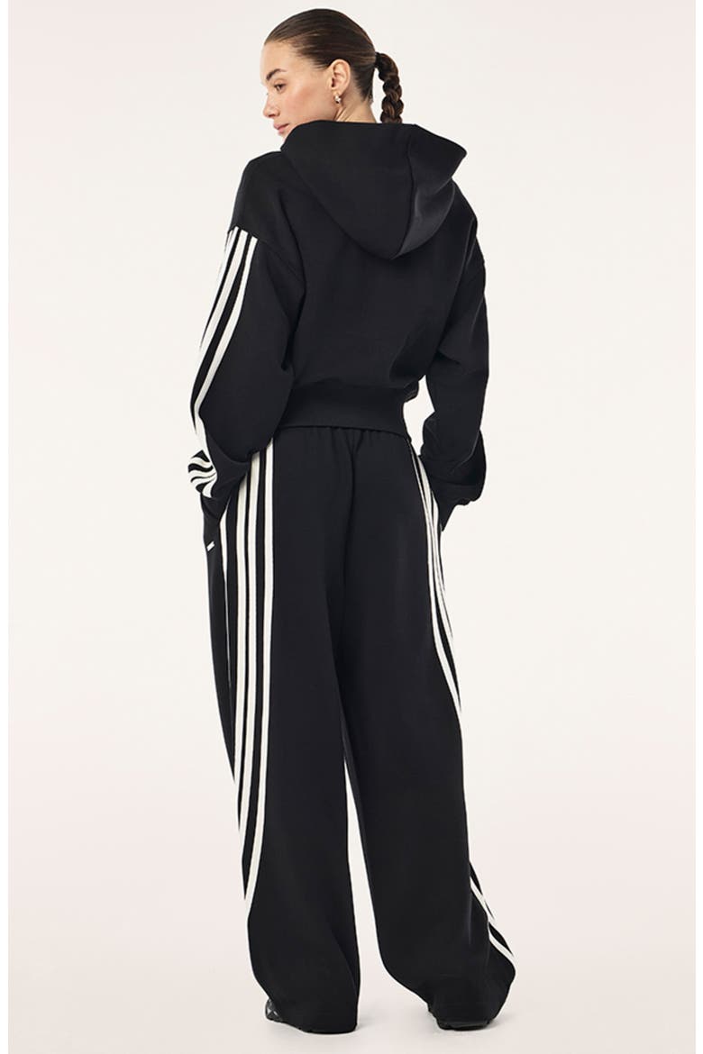 Flip Side Full Zip Hoodie, Alternate, color, BLACK