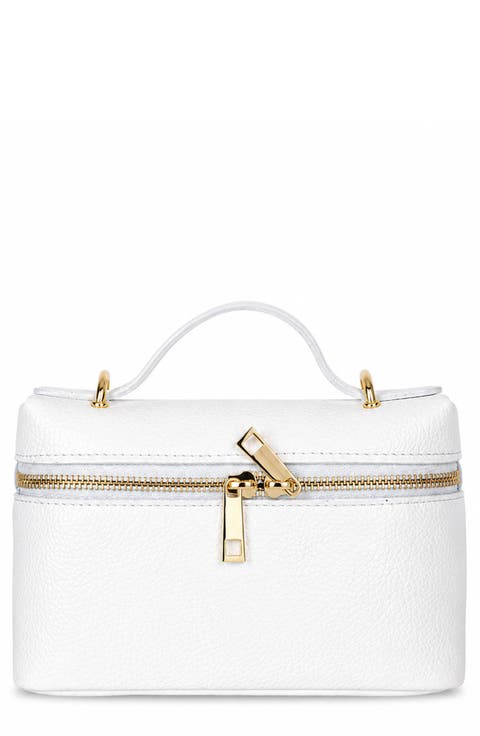 Laura Leather Top Handle Bag