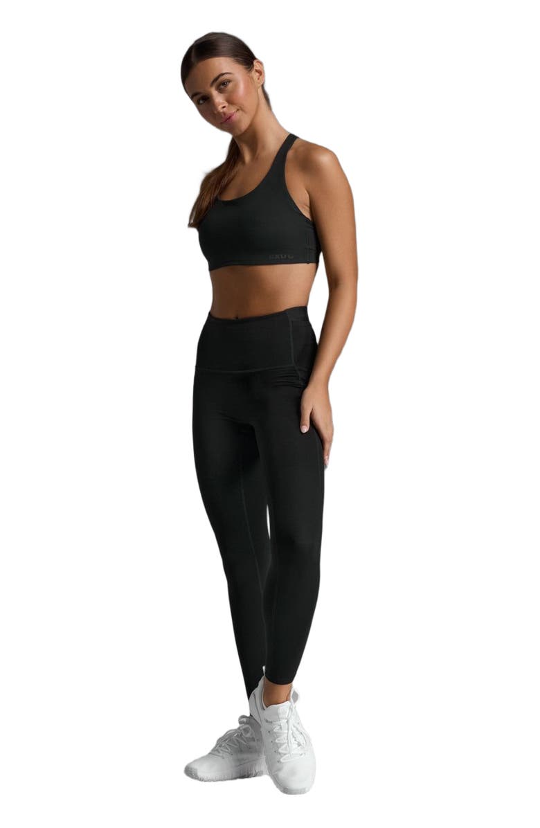 2XU Form Strappy Low Impact Bra, Alternate, color, Black/Black