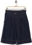 JASON WU Pleated Crop Wide Leg Jeans