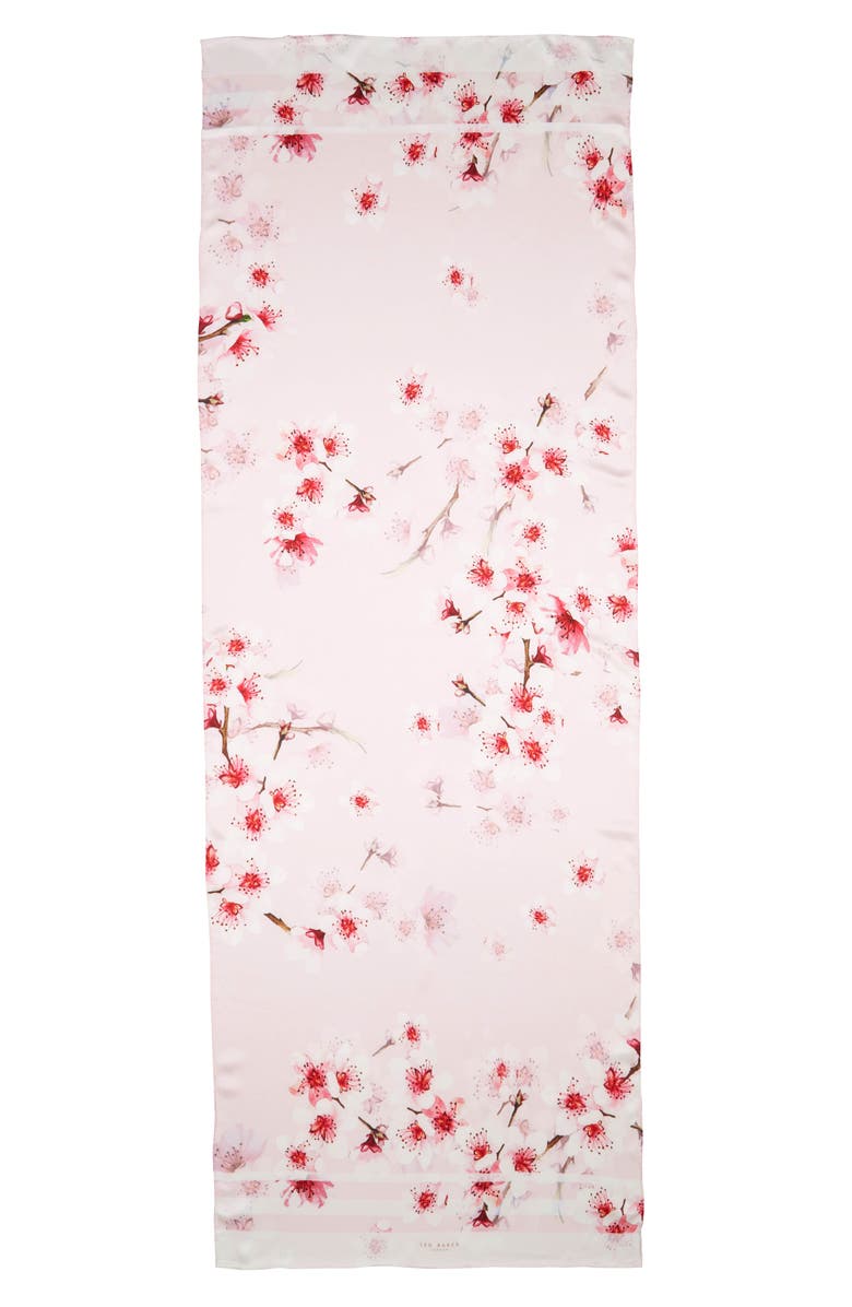 Ted Baker London Soft Blossom Silk Scarf, Alternate, color, 