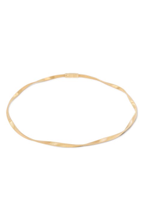 Marrakech 18K Yellow Gold Single Strand Necklace