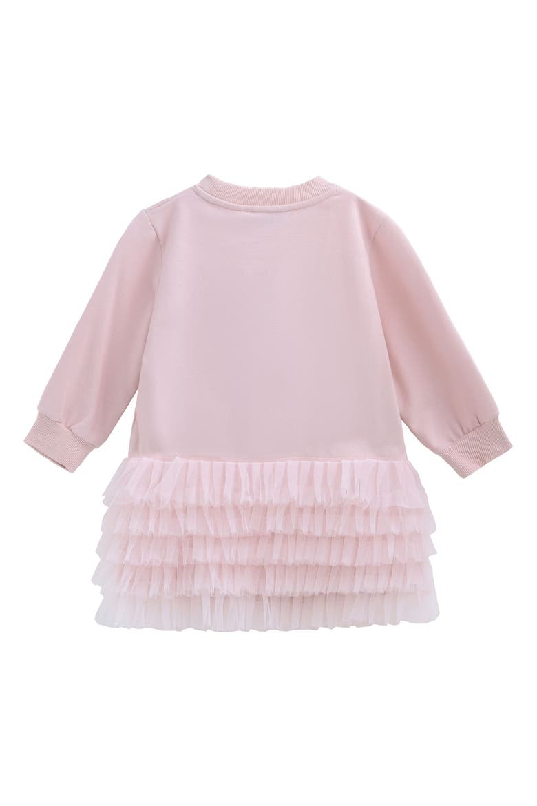 Ruffle Ribbon Dress, Alternate, color, Pink