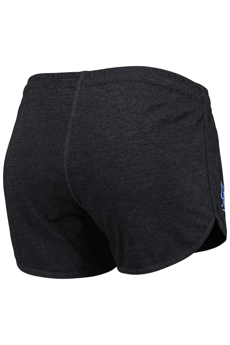 Women's Colosseum Heather Black Ohio State Buckeyes Simone Core Shorts, Alternate, color, Heather Black