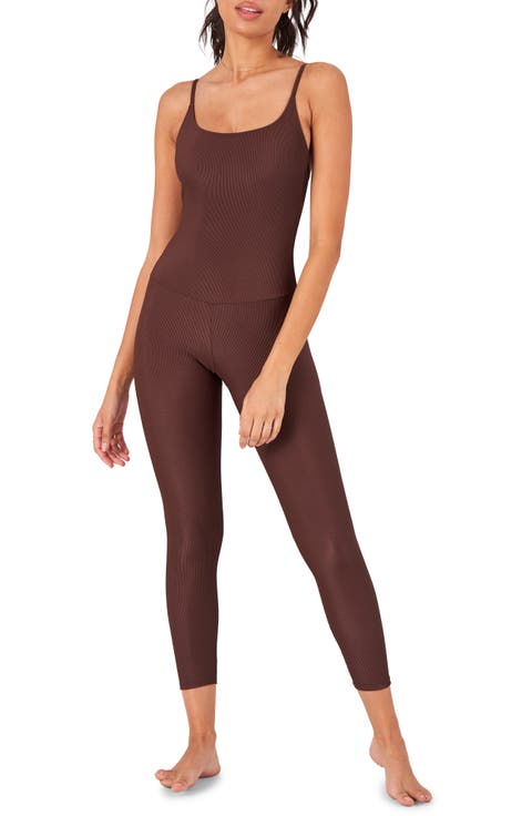 Sleeveless Rib Jumpsuit
