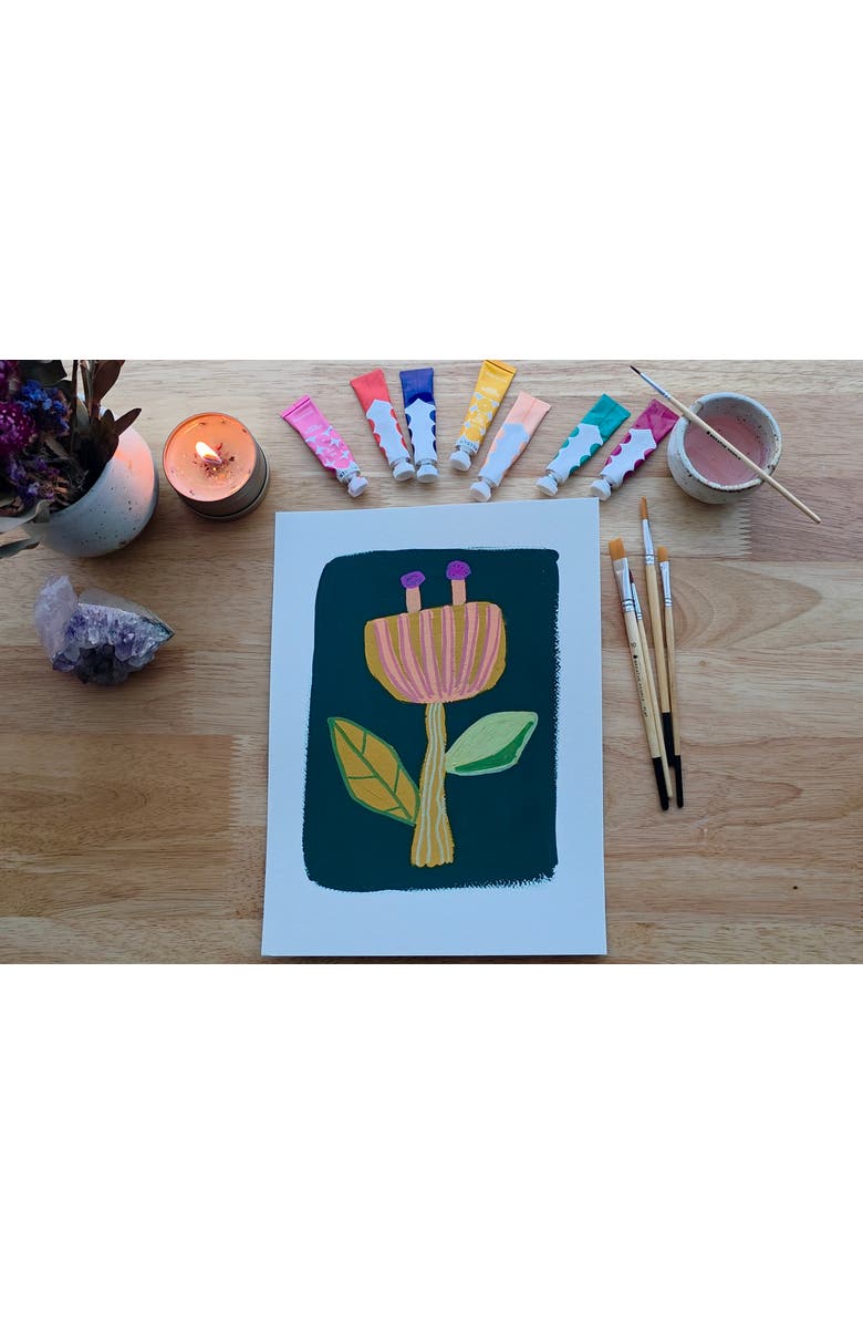 Breathe People Transitions Meditative Art Kit, Alternate, color, Teal