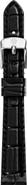 MICHELE Croc Embossed Leather Watchband, 12mm