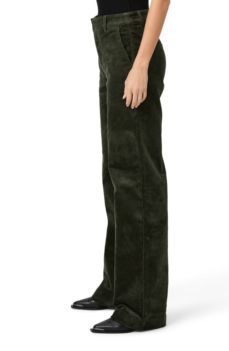 PAIGE Danielle Stretch Cotton Corduroy Pants, Alternate, color, Dark Fern Green