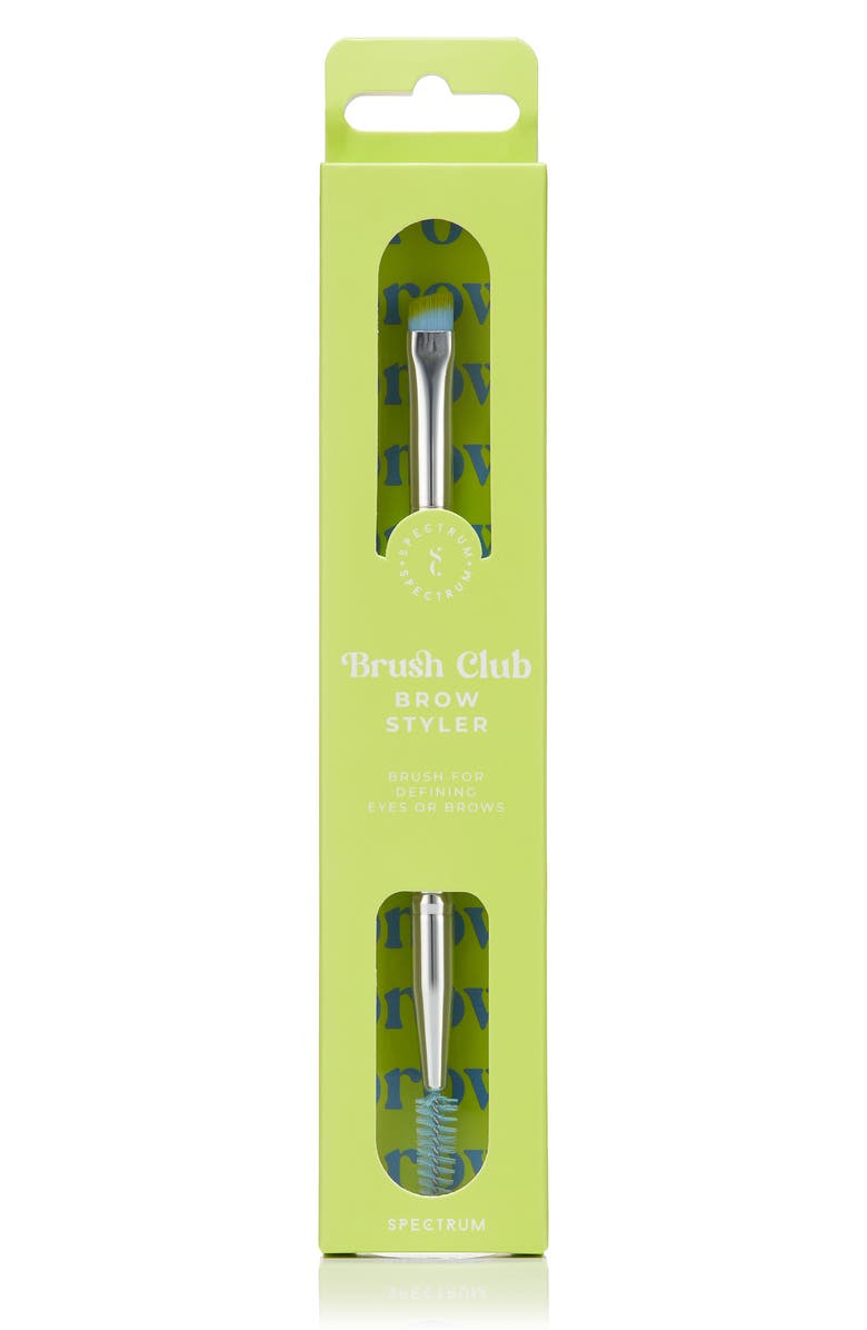 SPECTRUM The Brush Club Brow Styler Duo Brush, Alternate, color, Lime