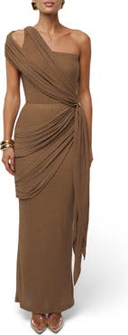 JLUXLABEL Lovina Drape One Shoulder Bodysuit