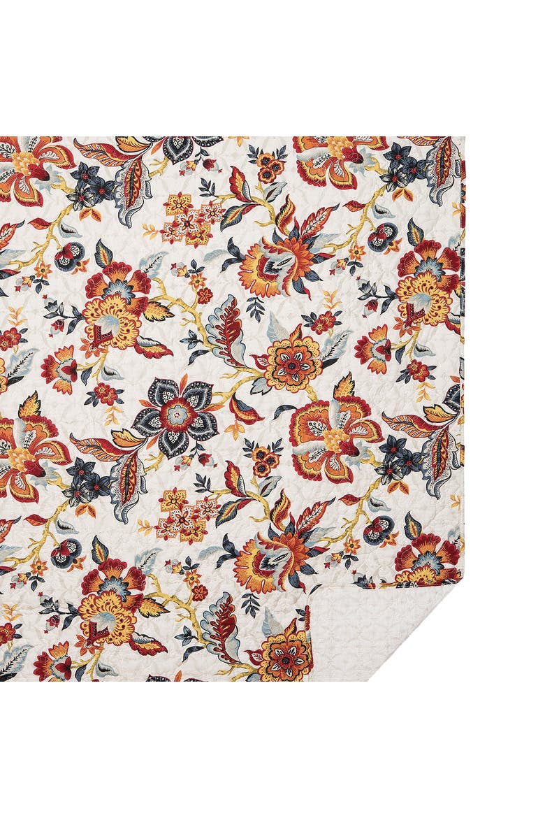 Kennedy Quilted 48" x 60" Throw Blanket, Alternate, color, Brown
