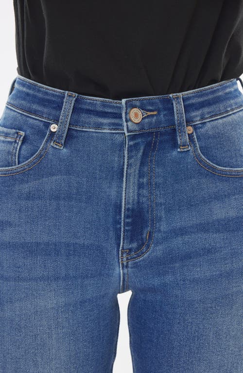 Kancan Jovi Essentials High Rise Cigarette Leg Jeans In Blue