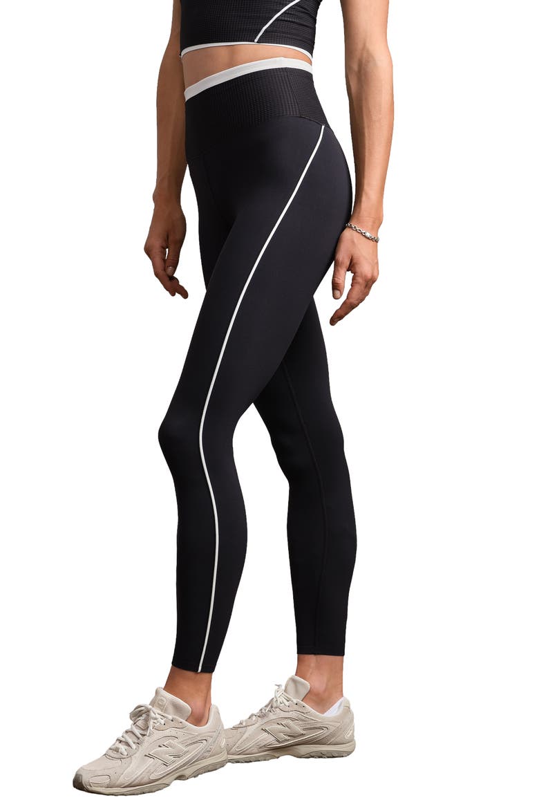 Doubletake High Waist 7/8 Leggings, Alternate, color, PURE BLACK