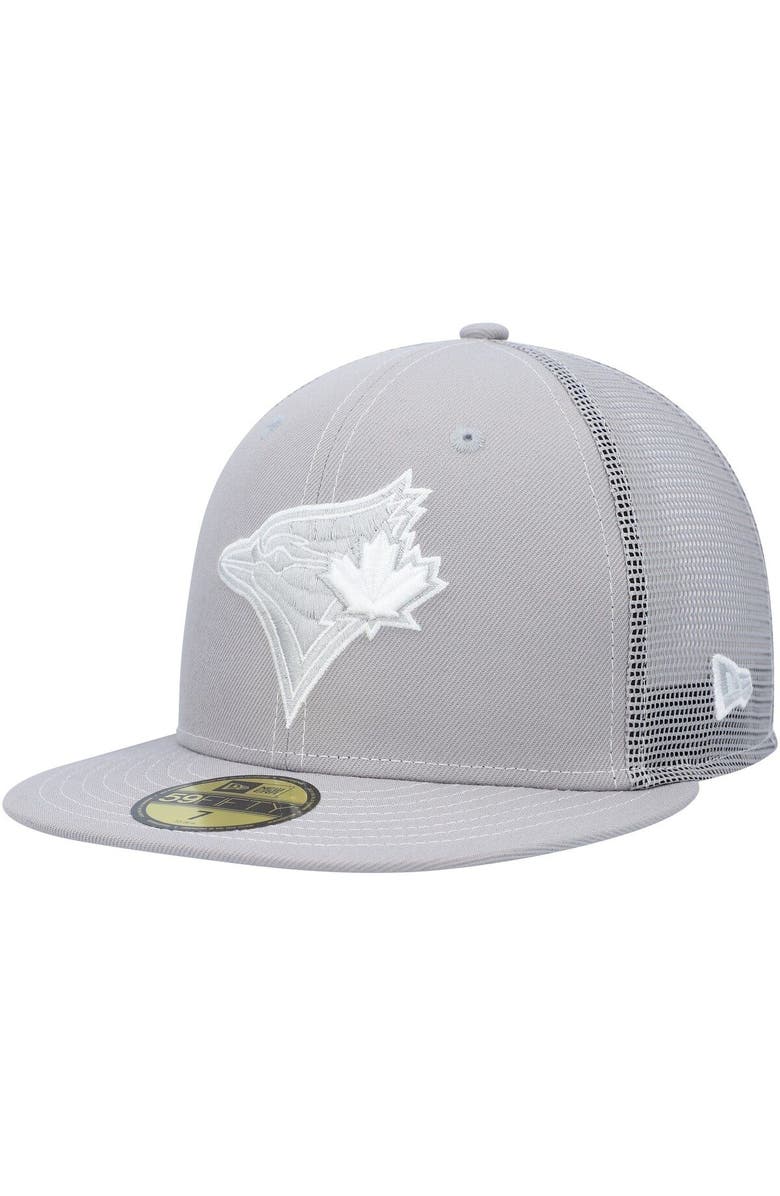 New Era Men's New Era Gray Toronto Blue Jays 2023 On-Field Batting Practice 59FIFTY Fitted Hat, Main, color, Gray