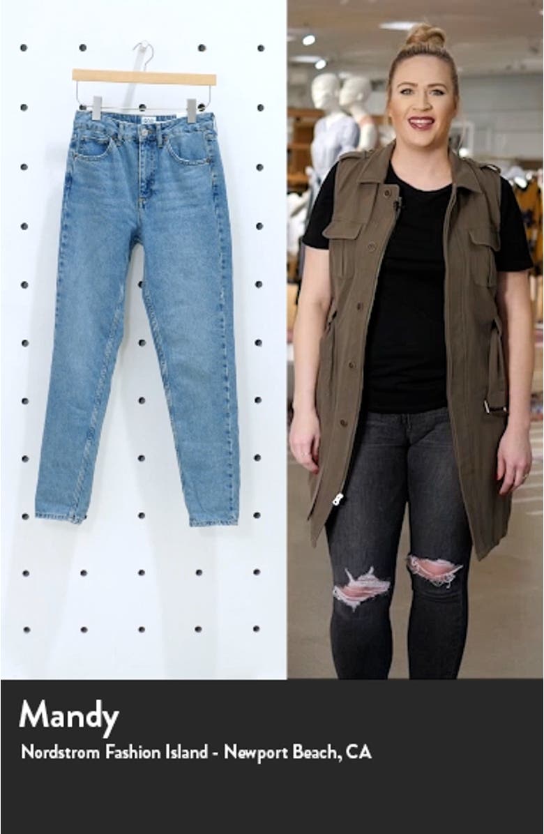 Women's High Waist Mom Jeans, sales video thumbnail