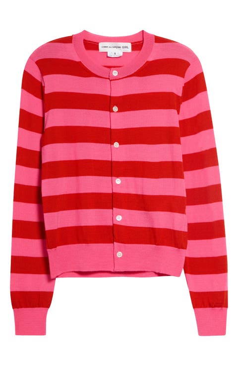 Striped Wool Cardigan