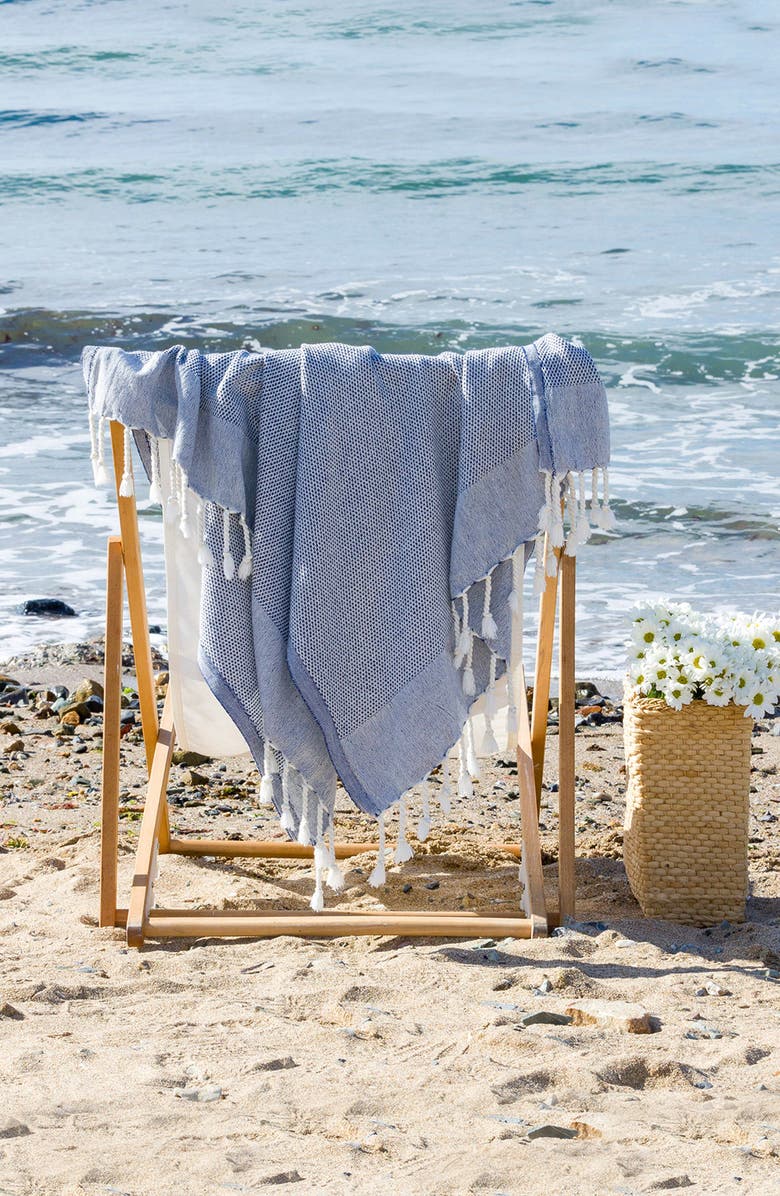 Linum Home Textiles Turkish Cotton Fun in Paradise Pestemal Beach Towel, Alternate, color, 